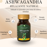 Ashwagandha - Fórmula natural contra el estrés físico y mental.