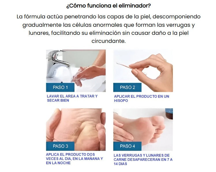 Wart Remover - Removedor de verrugas y lunares